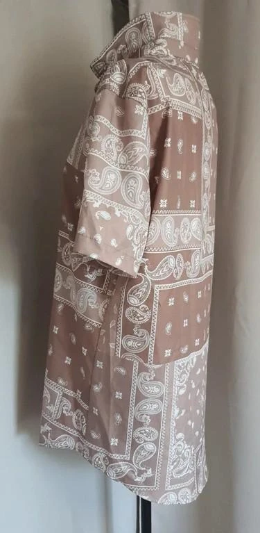Camisa de manga corta con estampado bandana para mujer talla 40 - L – photo 5